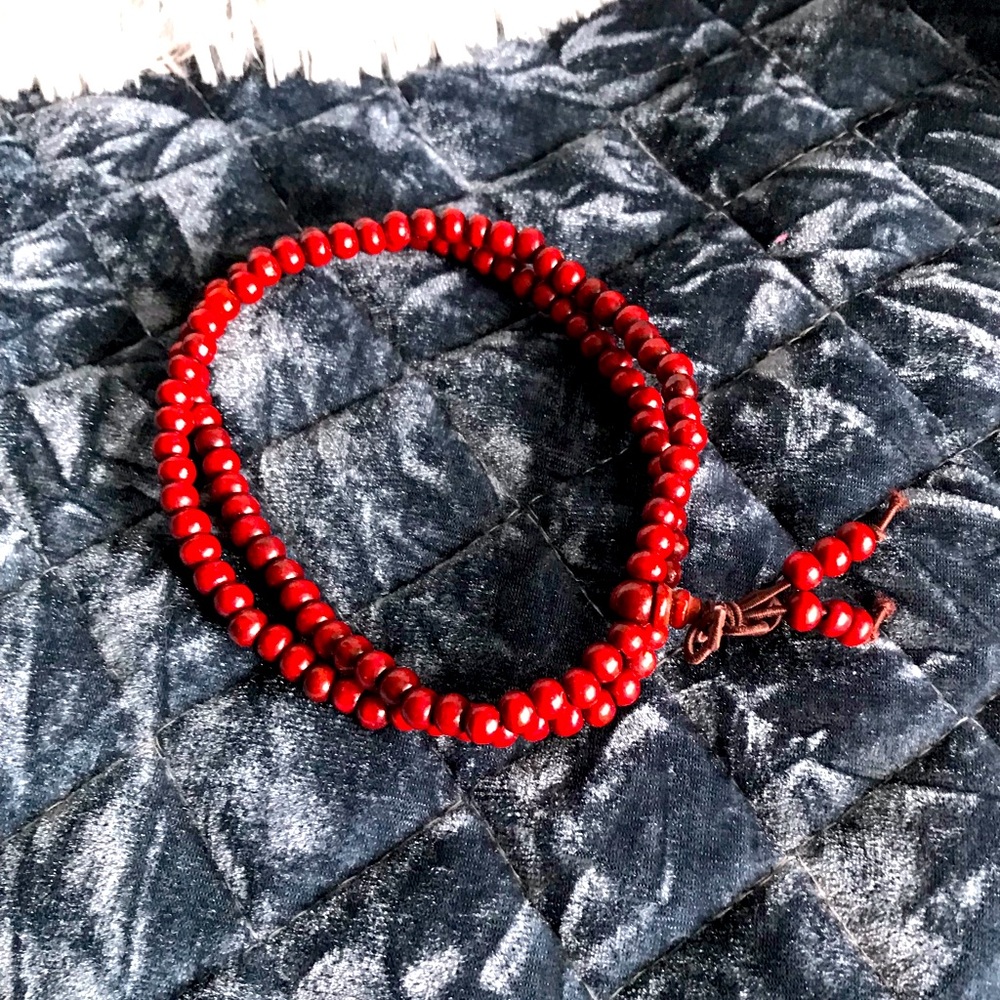 🎀Brand New 108 Cold Pressed Beads Handmade Meditation Clean Energy Bracelet